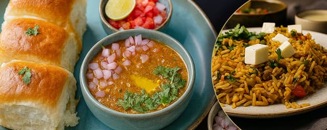 Pav bhaji & pulav